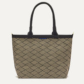 The Lightweight Zip Tote - Polar Zig Zag