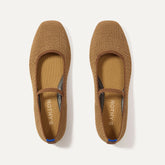 The Max Square Mary Jane - Wheat Raffia-Knit