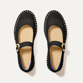 The Espadrille Mary Jane - Black