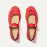 The Espadrille Mary Jane - Red Hot