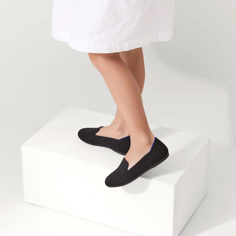 The Kids Loafer - Black Solid
