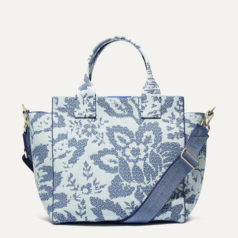 The Handbag - Jardin Blue