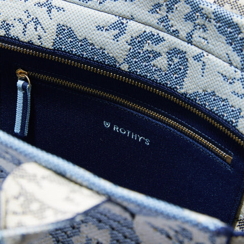 The Handbag - Jardin Blue