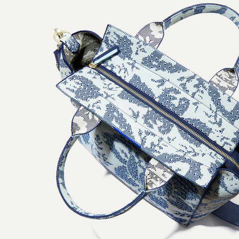 The Handbag - Jardin Blue