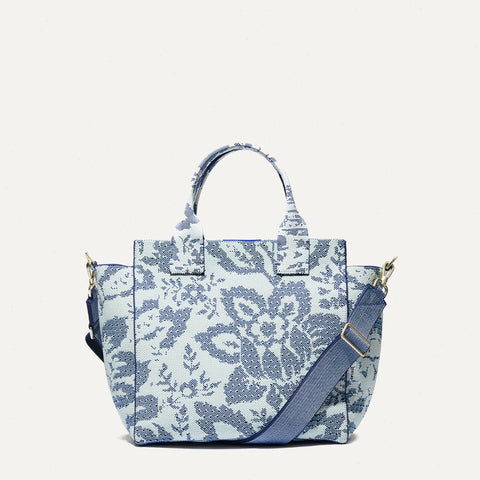 The Handbag - Jardin Blue