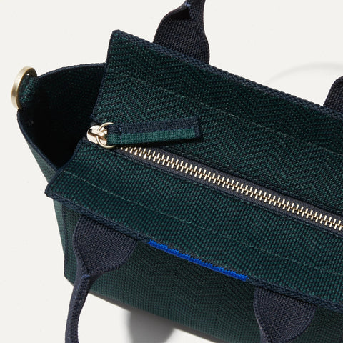 The Mini Handbag - Cedar Herringbone