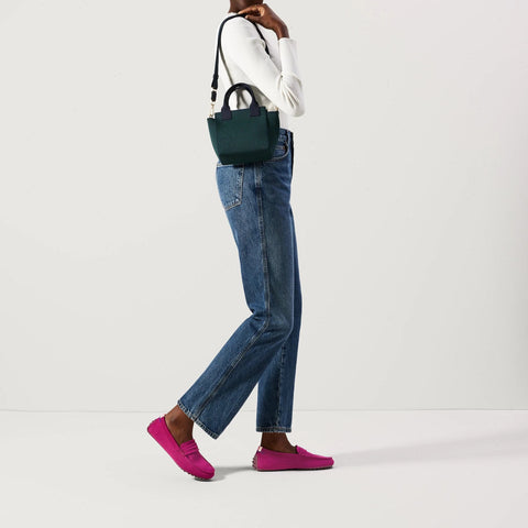 The Mini Handbag - Cedar Herringbone