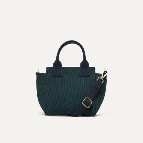 The Mini Handbag - Cedar Herringbone