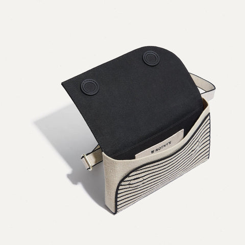 The Belt Bag - Black and Beige
