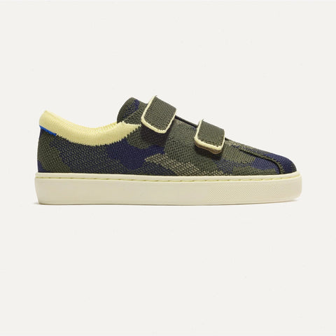 The Kids Strap Sneaker - Spruce Camo