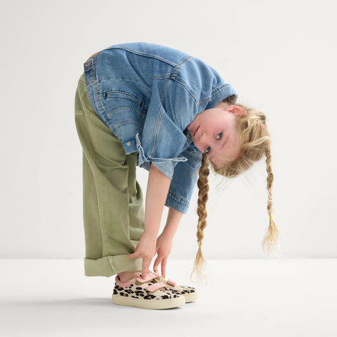 The Kids Strap Sneaker - Cat Blush