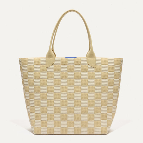 The Lightweight Tote - Checker Sand