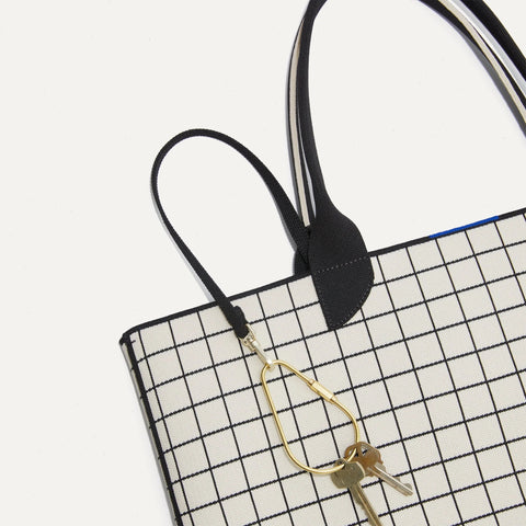 The Lightweight Tote - White Windowpane