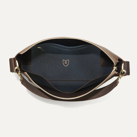 The Mini Zip Bucket - Rich Cocoa