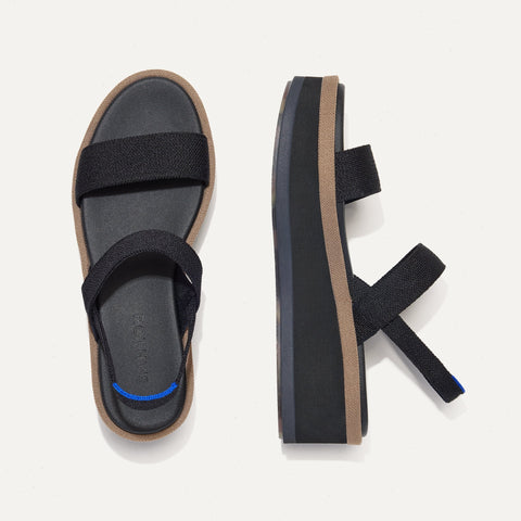 The Lightweight Wedge Sandal - Pepper