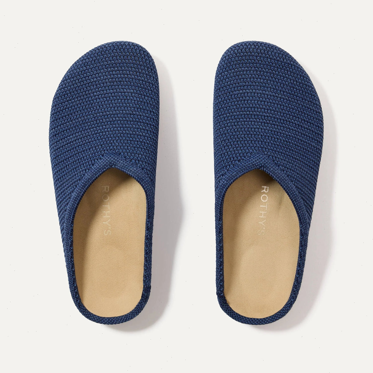 The Casual Clog - Blue Raffia-Knit