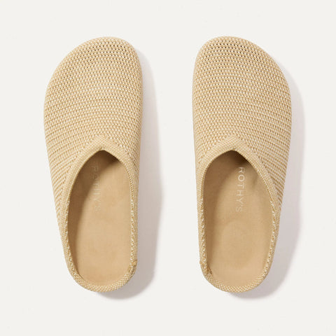 The Casual Clog - Pelican Raffia-Knit