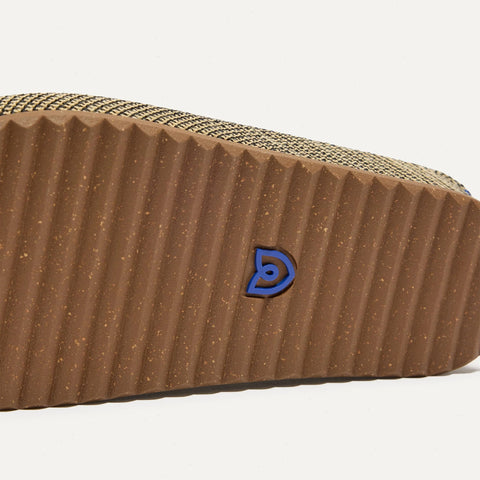 The Casual Clog - Toffee Raffia-Knit