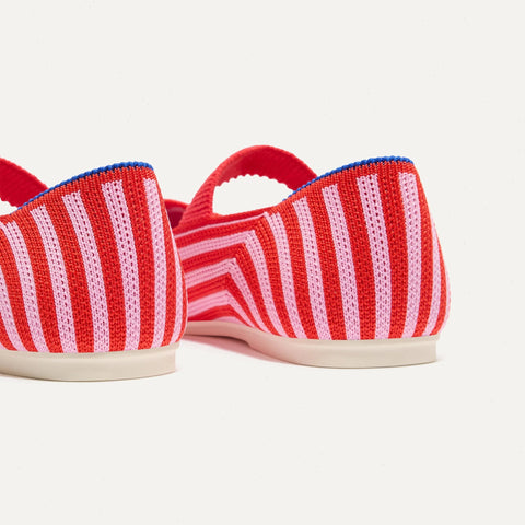 The Kids Mary Jane - Cherry Stripe