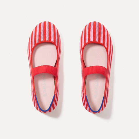 The Kids Mary Jane - Cherry Stripe