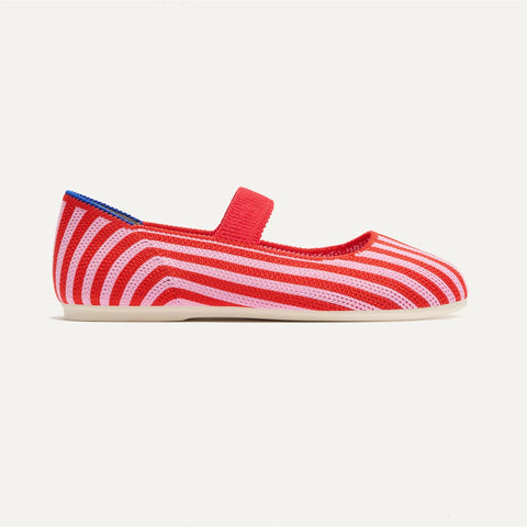 The Kids Mary Jane - Cherry Stripe