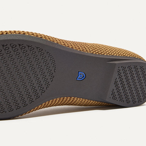 The Max Square Mary Jane - Wheat Raffia-Knit