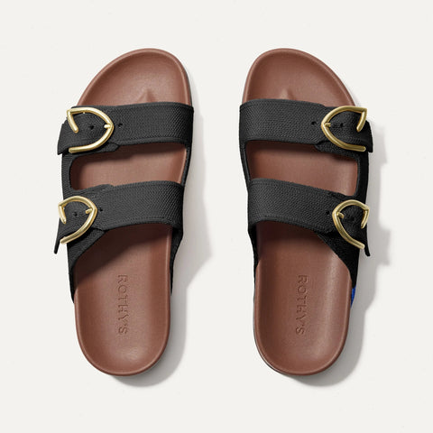 The Buckle Slide - Black