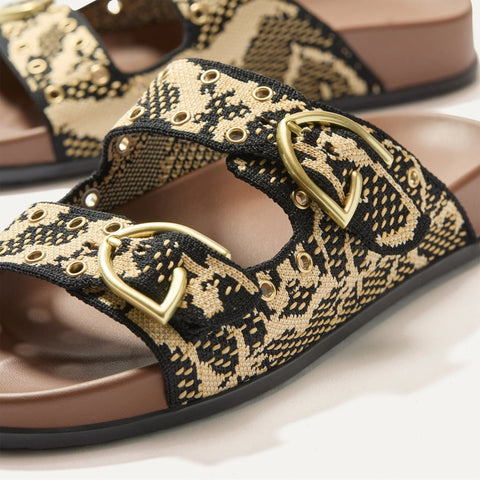 The Buckle Slide - Eyelet Bouquet