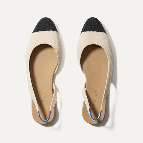 The Almond Slingback - Conch Captoe