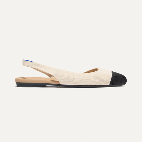 The Almond Slingback - Conch Captoe