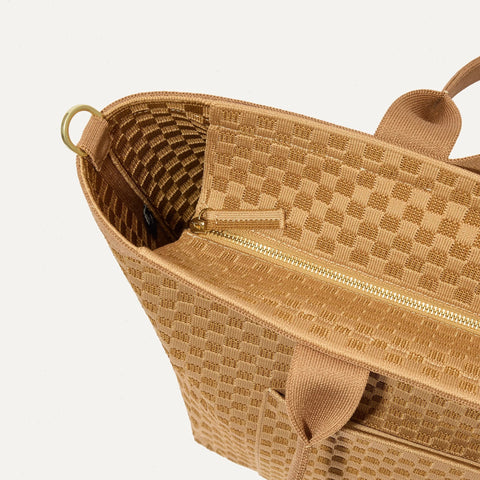 The Zip Travel Tote - Hazelnut