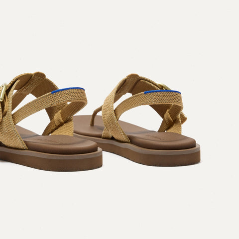 The T–Strap Sandal - Golden Sun