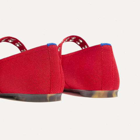 The Max Buckle Mary Jane - Cherry