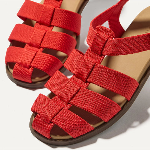 The Fisherman Sandal - Scarlet