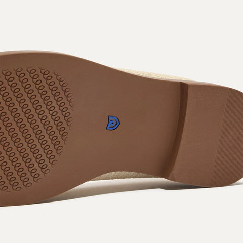 The Penny Loafer - Conch Raffia-Knit