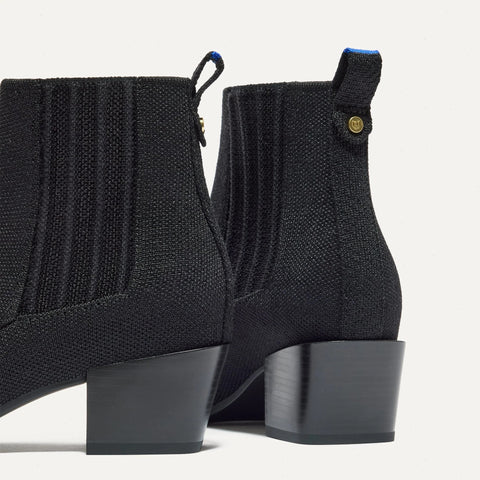 The Western Bootie - Black