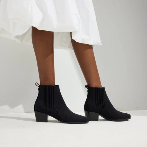 The Western Bootie - Black
