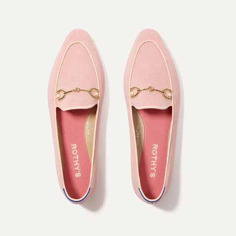 The Double Bit Loafer - Peach Pink