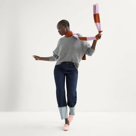 The Double Bit Loafer - Peach Pink