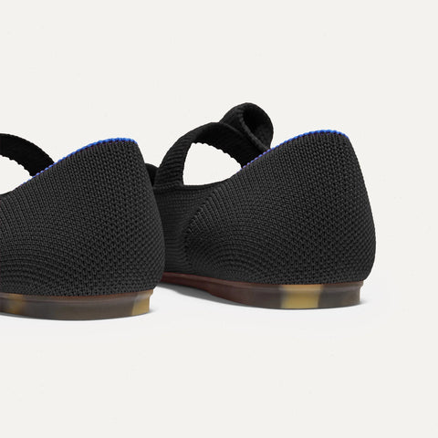 The Kids Tux Bow Mary Jane - Black