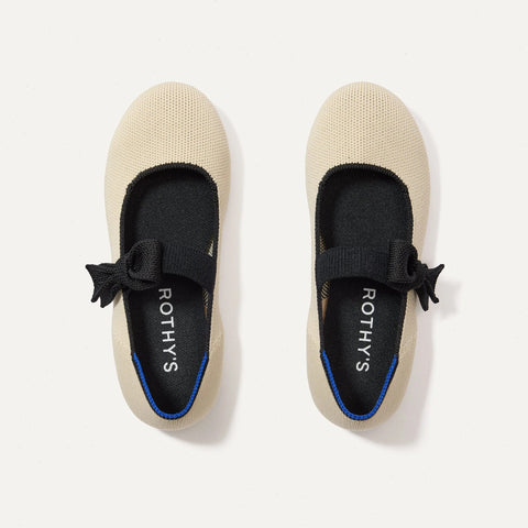 The Kids Tux Bow Mary Jane - Ivory