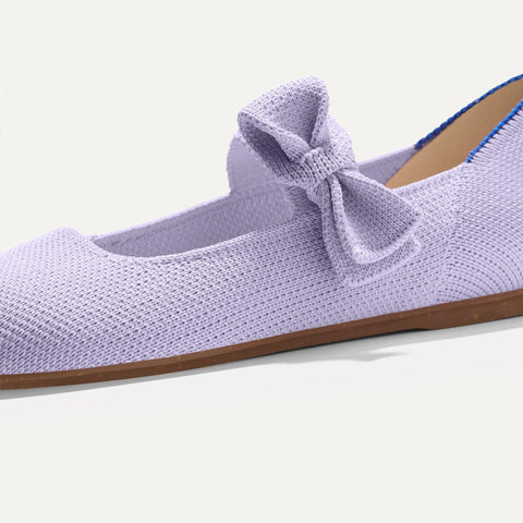 The Kids Tux Bow Mary Jane - Soft Orchid