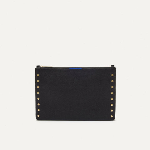 The Convertible Clutch - Studded Black