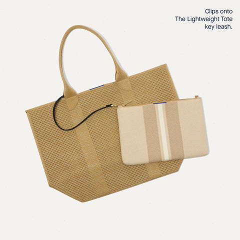 The Convertible Clutch - Oat Latte